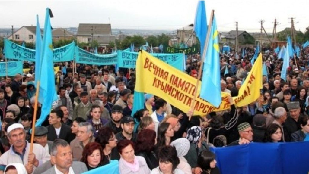 18 mayıs Qırımtatar sürgün mitingi - lenin meydanı - kırım