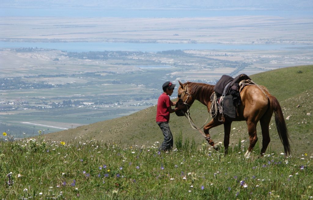 Kırgızistan'dan bir fotoğraf