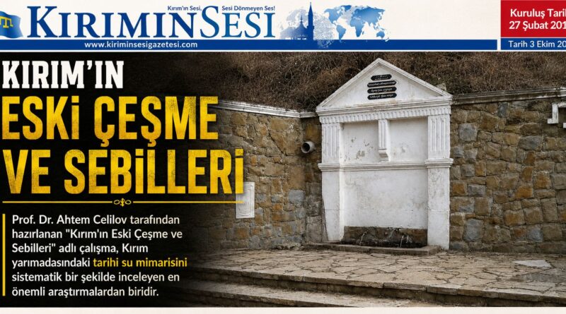 kırımın eski çeşme ve sebilleri