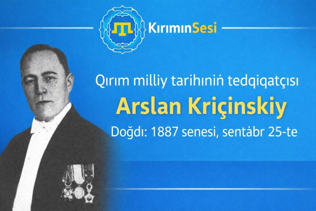 1917 senesi I Qurultay devrinde Arslan Kriçinskiy Qırımda buluna. Qurultay meydanğa ketirgen ükümetniñ avalesinen qırım milliy arbiy küçlerniñ teşkiliy meselelerinen oğraşa, qırım halqınıñ tarihına ait malümatlar toplay.