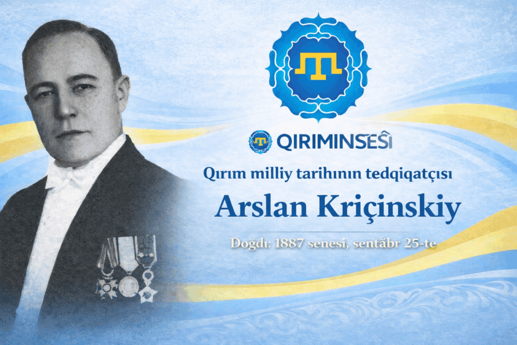 1917 senesi I Qurultay devrinde Arslan Kriçinskiy Qırımda buluna. Qurultay meydanğa ketirgen ükümetniñ avalesinen qırım milliy arbiy küçlerniñ teşkiliy meselelerinen oğraşa, qırım halqınıñ tarihına ait malümatlar toplay.
