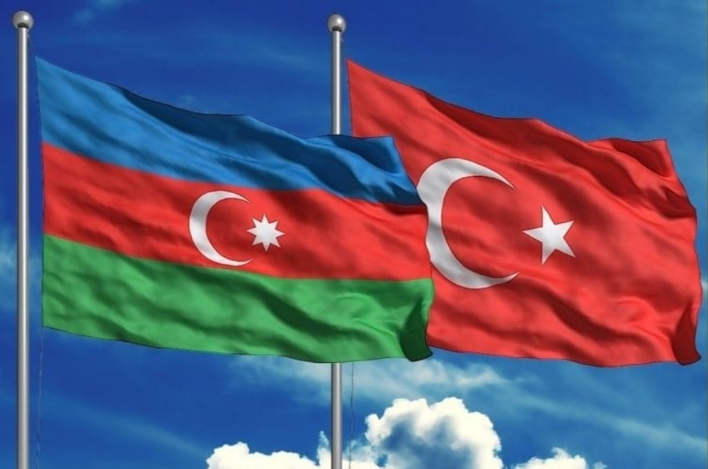 azerbaycan - türk bayrak
