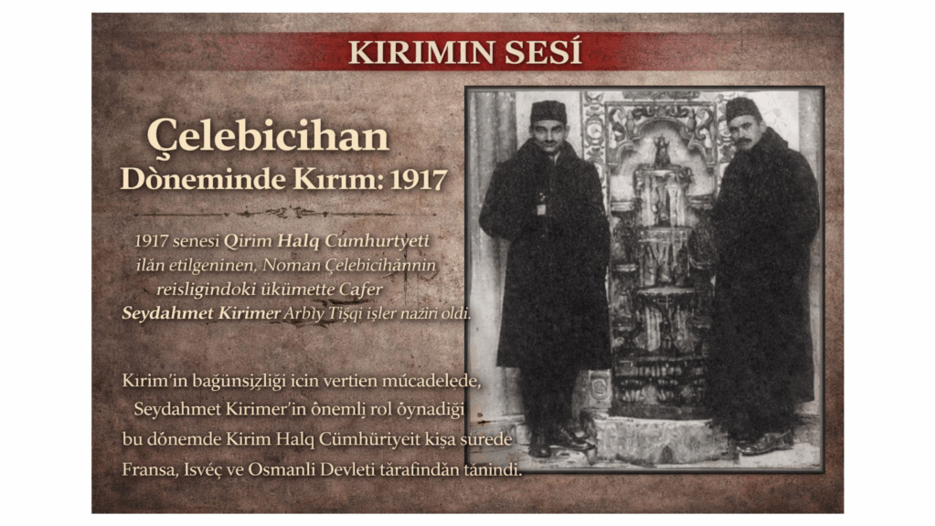 cafer seydahmet kırımer- noman çelebicihan