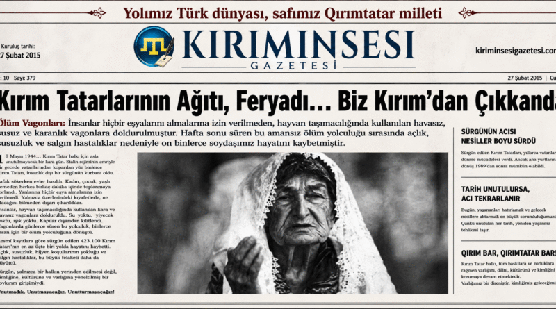 Biz kırımdan çıkkanda 18 Mayıs 1944