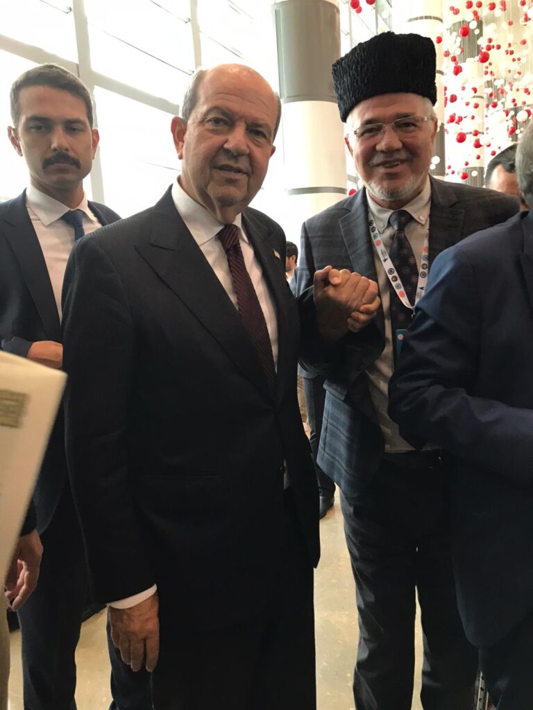 Cumhurbaşkanı Ersin tatar - Dünya Kırım Tatar Dernek Başkanı Mustafa Sarıkamış