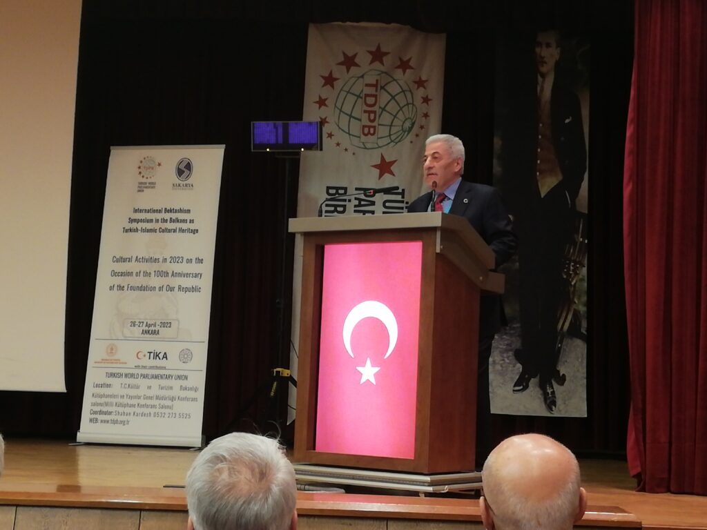 Türk İslam Kültür Mirası Olarak Balkanlarda Bektaşilik Uluslararası Sempozyumu”nu düzenlendi.
