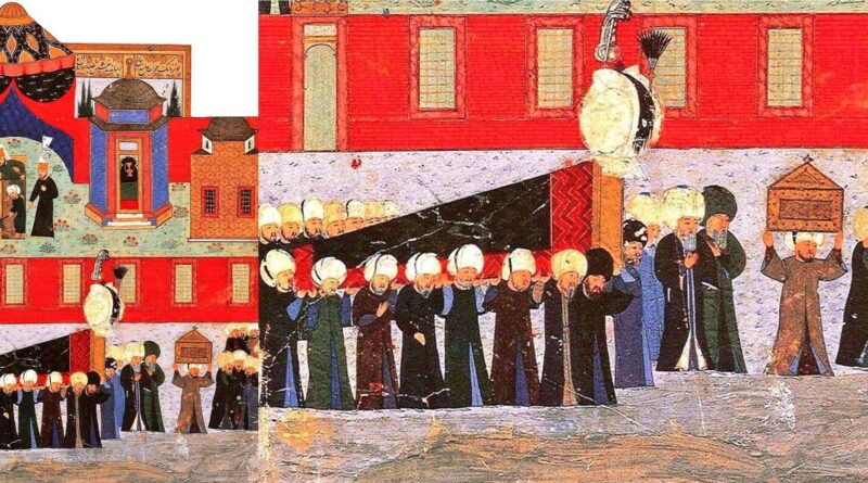 Kanuni Sultan Süleymanın Cenaze Töreni