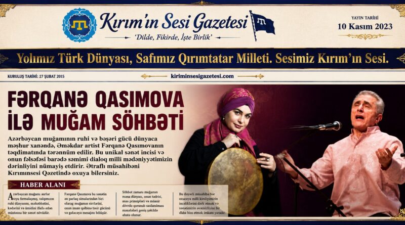 FƏRQANƏ QASIMOVA İLƏ MUĞAM SÖHBƏTİ