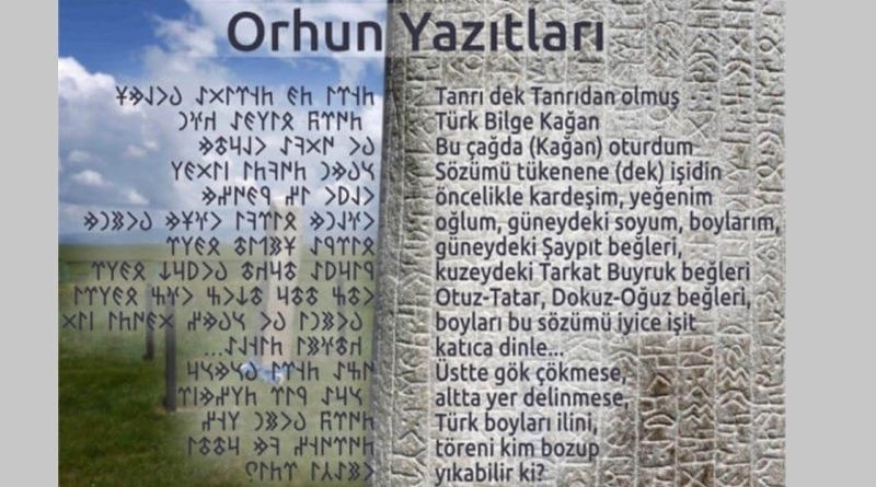 bilge kağan orhun yazıtları