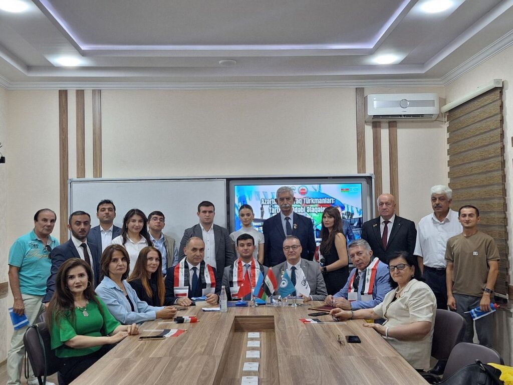 Ebedi Birlik,Gençlik Kamu Birliği ve Kerkük Kültür Derneği'nin ortak organizasyonu ile Gençliğe Yardım Vakfı'nda "Azerbaycan - Irak Türkmenleri: Tarihi ve Edebi İlişkiler"