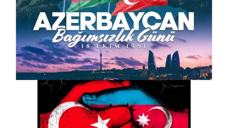 Azerbaycan’ın Bağımsızlık Günü 18 Ekim 1991