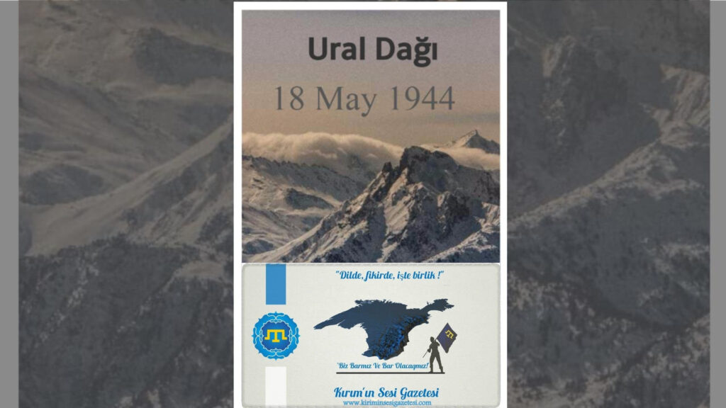 Ural dağı – Bizni Qırımdan Çıqarğanlarnıñ Közleri Kör Olsun