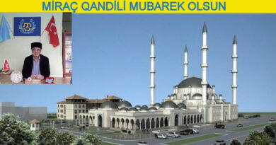 Dünya Qırımtatar  derneginiñ başqanı Mustafa Sarıkamış Miraç qandiliniz mübarek olsun!