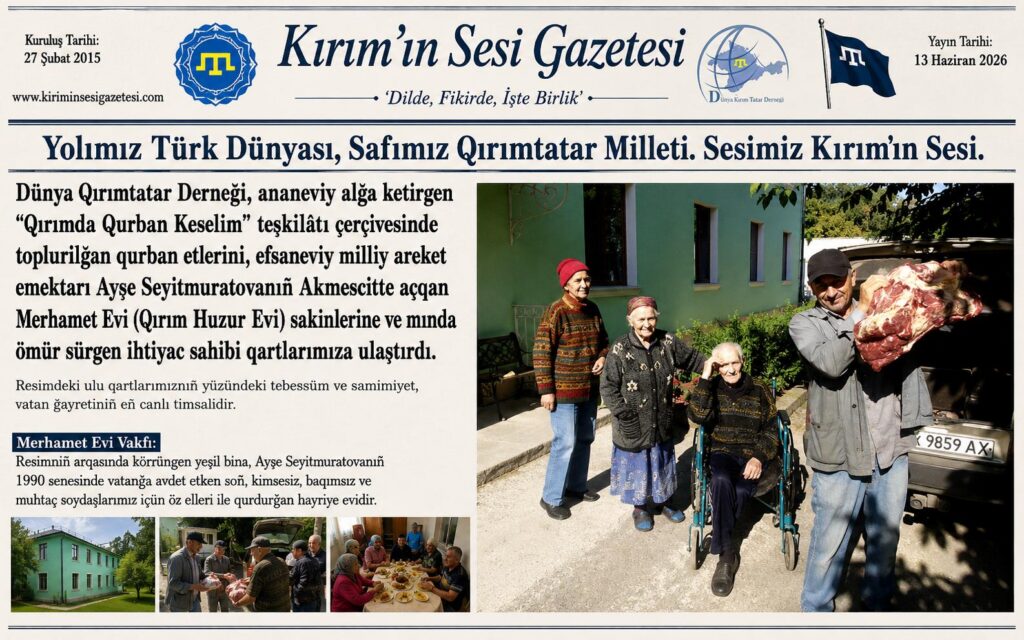 Ayşe Seyitmuratova Dünya Qırımtatar Dernegi