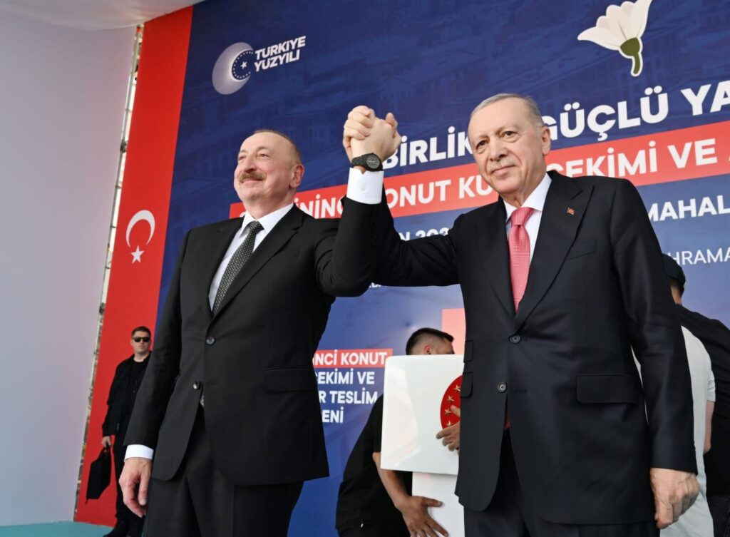 azerbatcan mahallesi açılışı Cumhurbaşkanı ilham aliyev - Cumhurbaşkanı Recep Tayyip erdoğan