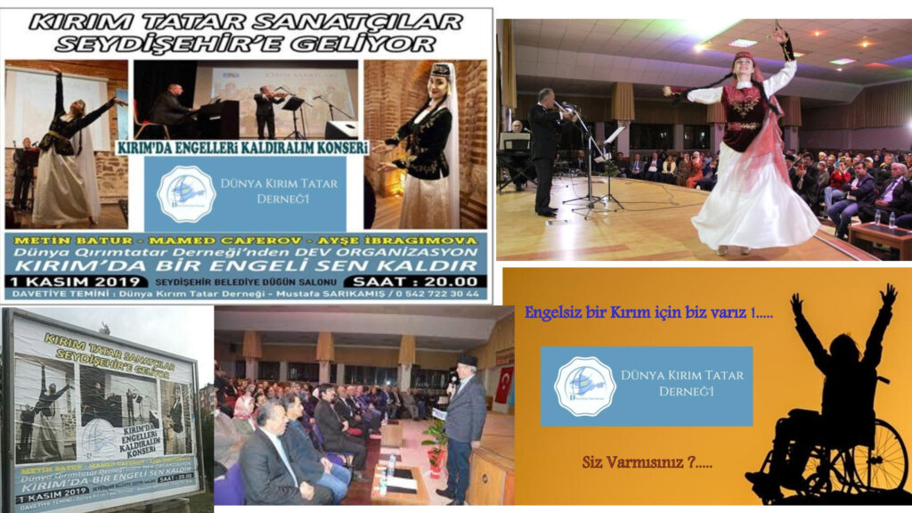 Dünya Kırım Tatar Derneği Kırım’da Bir Engeli De Sen Kaldır Yardım Konseri