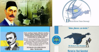 noman celebicihan, İsmail bey gaspıralı, dünya kırım tatar derneği, kırımınsesiGazetesi