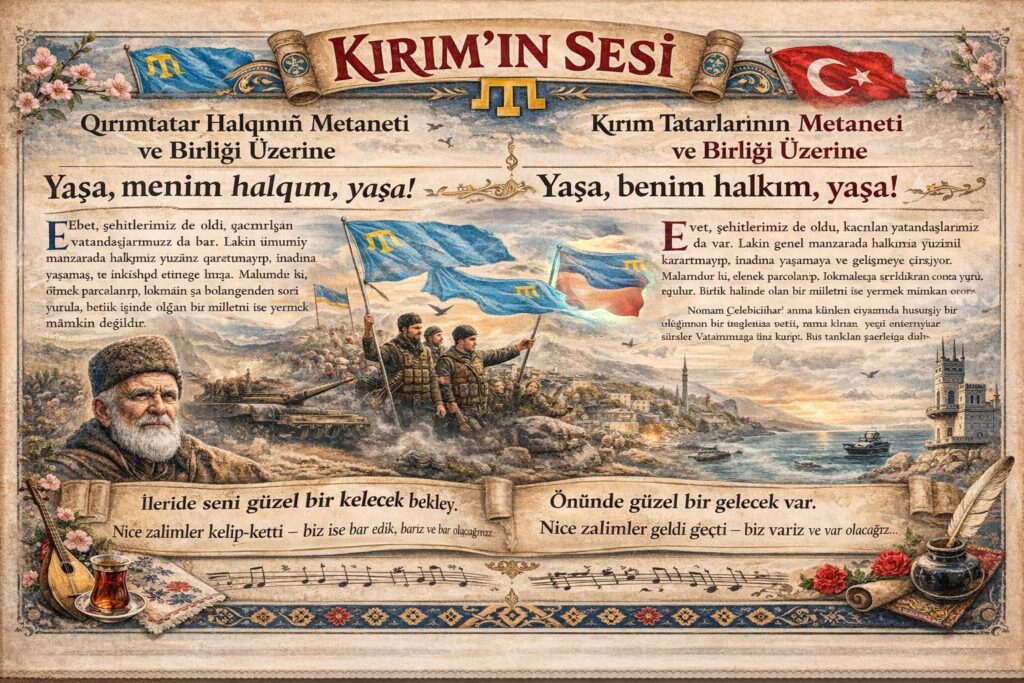 Şehit müfti Cumhurbaşkanı Noman Çelebicihan’nıñ faciyalı ölümü, Qırımda demokratiya ve cumhuriyetçilik ğayesiniñ boğulması edi. Amma ne 1918, ne 1944, ne de soñki işğal — Qırımtatar halqınıñ ümütini söndire almadı.