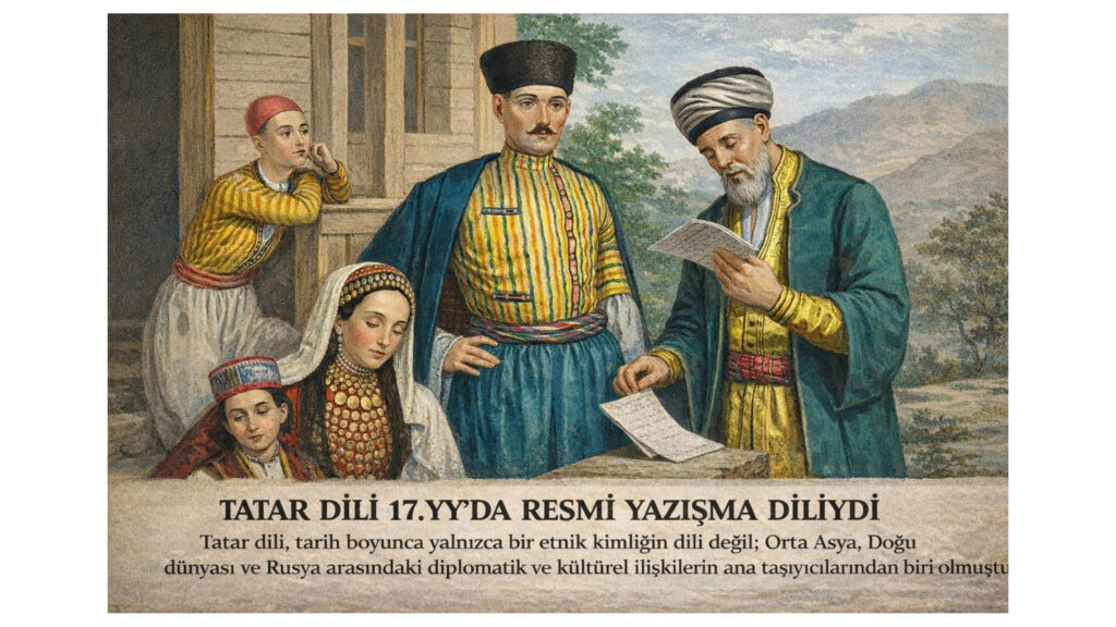 Tatar dilinin tarihsel-sosyal bağlamda uluslararası diplomasi diliydi