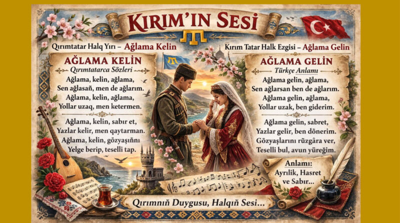 AĞLAMA KELİN — Qırımtatar Halq Yırı
