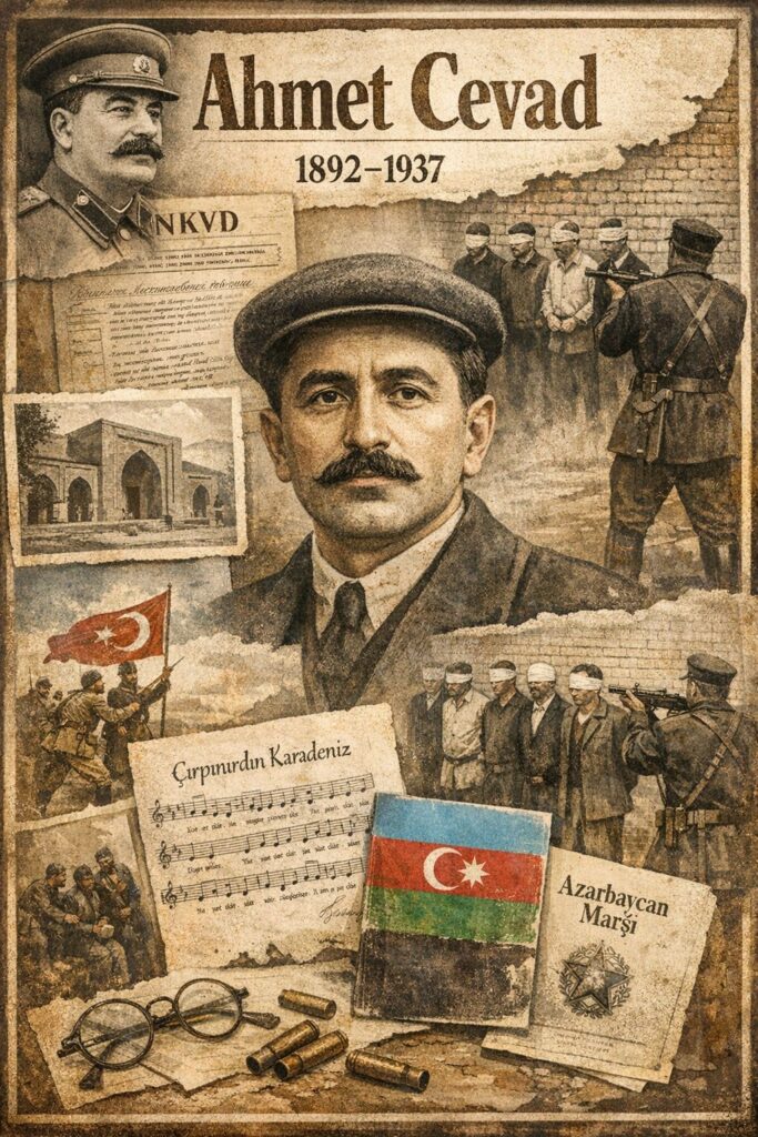 Ahmet Cevad’ın idamı, Stalin dönemi siyasi baskılarının Azerbaycan entelektüel hayatı üzerindeki yıkıcı etkisini gösteren çarpıcı örneklerden biridir. Şairin edebî mirası —özellikle millî marş ve “Çırpınırdın Karadeniz”— onun yalnızca bir edebiyatçı değil, aynı zamanda millî kimlik inşasında etkili bir fikir adamı olarak tarihsel önemini sürdürdüğünü ortaya koymaktadır.