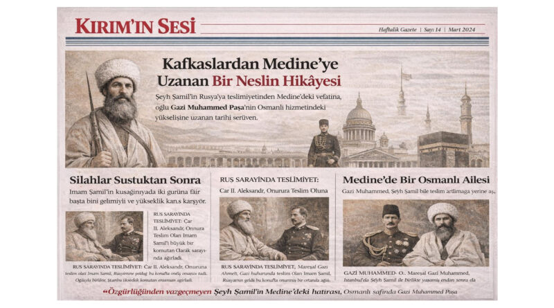 Kafkas direnişinin sembol şahsiyetlerinden biri olan İmam Şamil1871 yılında Medine’de vefat etti ve Cennetü’l-Baki’ye defnedildi