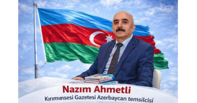 nazım ahmetli Kırımınsesi Gazetesi - Azerbaycan temsilcisi