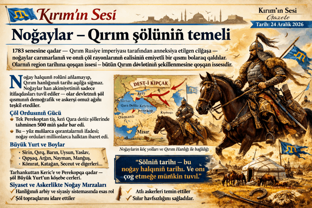 Noğaylar – Qırım Şölüniñ Temeli