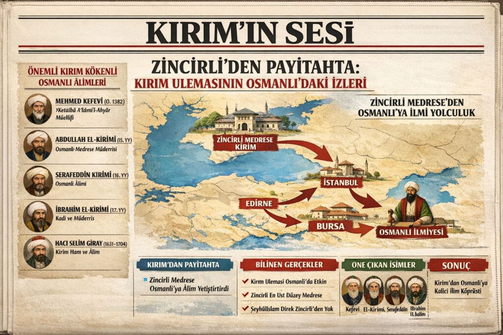 KIRIM ULEMASININ OSMANLI İLMİYESİNE YÜKSELİŞİ