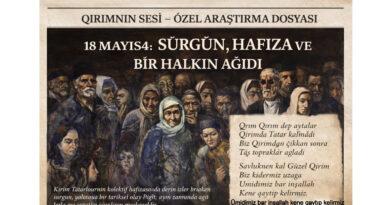 18 Mayıs 1944 sabahı, Stalin rejimi tarafından Kırım Tatarları birkaç saat içinde tren vagonlarına doldurularak Orta Asya ve Sibirya'ya sürülmüştür.