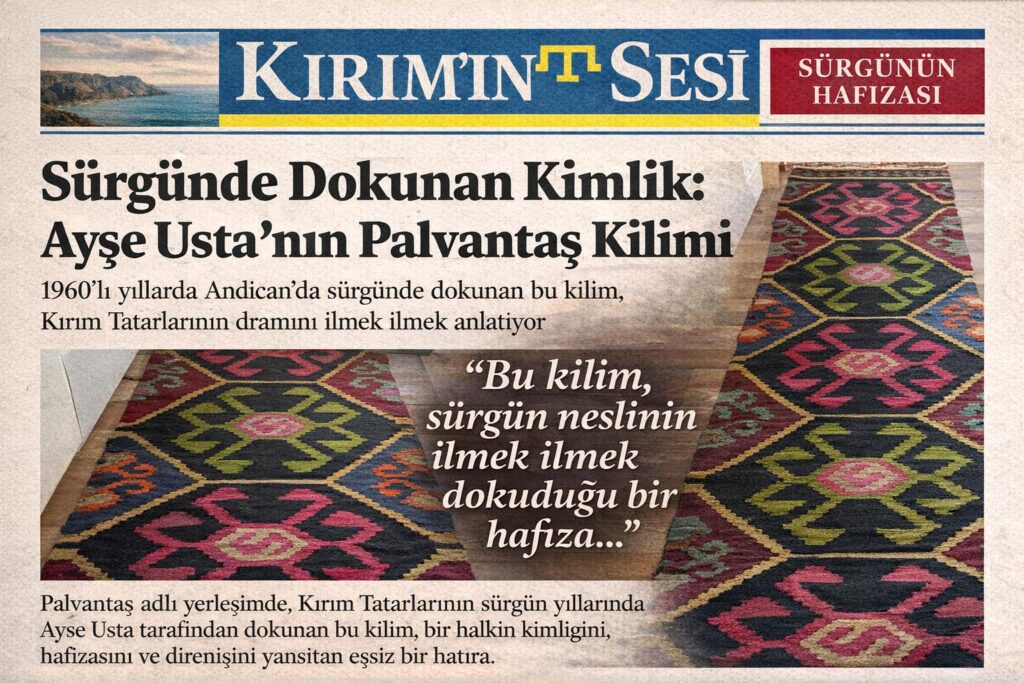 Ayşe Usta’nın Palvantaş Kilimi