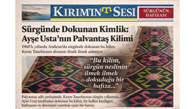 Ayşe Usta’nın Palvantaş Kilimi özbekistan