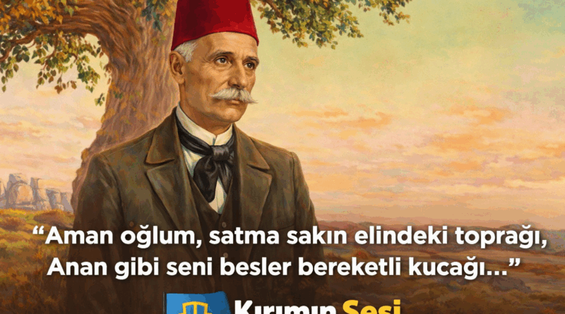 Kırım Tatar halkının büyük fikir önderlerinden Gaspıralı İsmail Bey, yalnızca eğitim ve basın alanındaki öncülüğüyle değil, aynı zamanda milli bilinç ve toplumsal dayanışmayı güçlendiren eserleriyle de derin izler bırakmıştır. “Aman Oğlum” adlı şiiri, onun halkına yönelik uyarı ve nasihatlerinin en çarpıcı örneklerinden biridir.