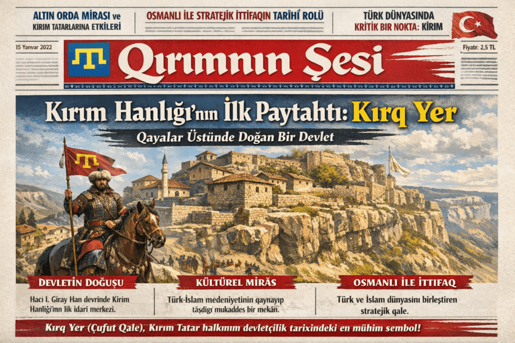 Kırım Hanlığı’nıñ İlk Başkenti: Kırq Yer Çufut Qale