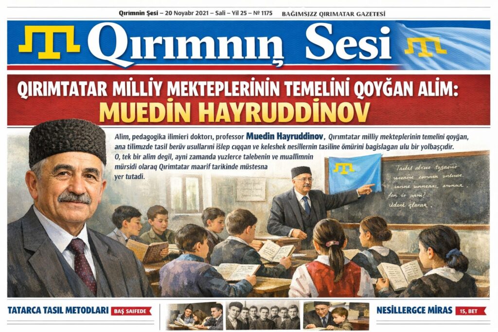 Qırımtatar Maarifiniñ Yolbaşçısı – Muedin Hayruddinov