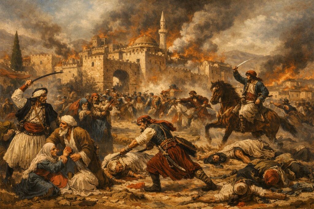 Yunanistan Tripoliçe 1821 Katliamı