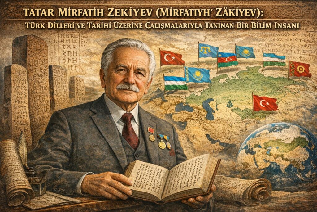 Qazan Tatarı Mirfatih Zäkiyev (Mirfatıyh Zäkiyev): Türk tilleri ve Türk tarihi üzerine araştırmalarınen tanılğan bir alim