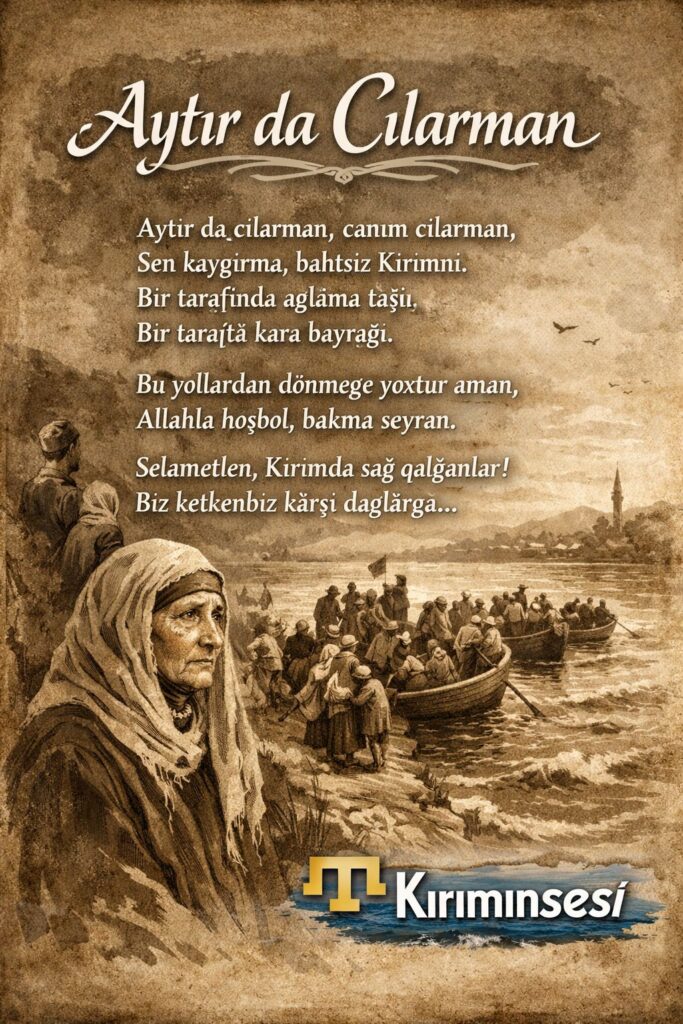 Bu ağıt, Kırım Türklerinin "Ak Topraklar" olarak gördükleri Anadolu'ya göç ederken kalplerinde taşıdıkları o derin sızının sesidir.