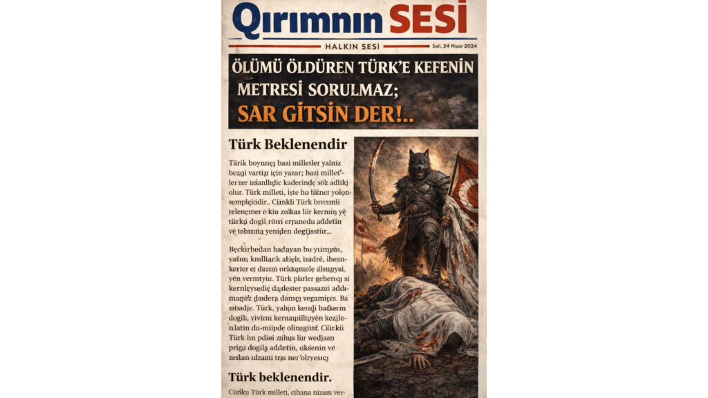 Türk, tarih boyunca yalnızca kendi kaderini değil, dünyanın kaderini de şekillendiren bir millettir. Adaletin sarsıldığı, zulmün arttığı her çağda Türk milleti ortaya çıkmış; nizamı, hakkı ve düzeni yeniden kurmuştur.