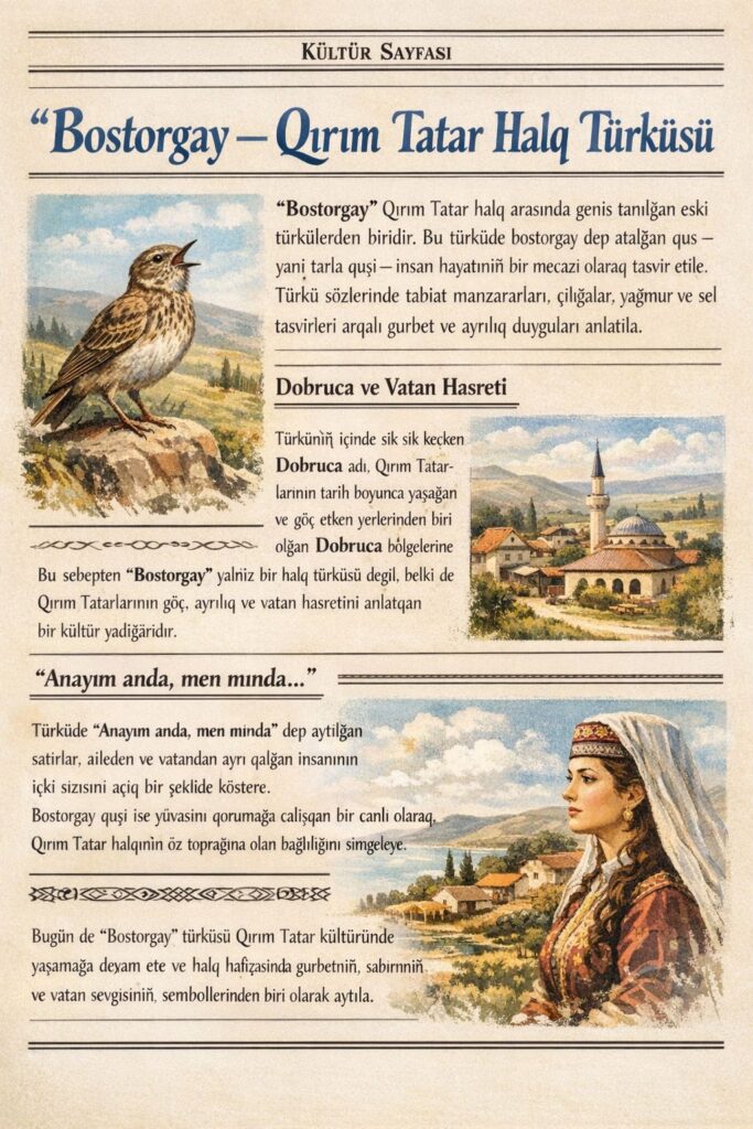Bostorgay – Qırım Tatar Halq Türküsü