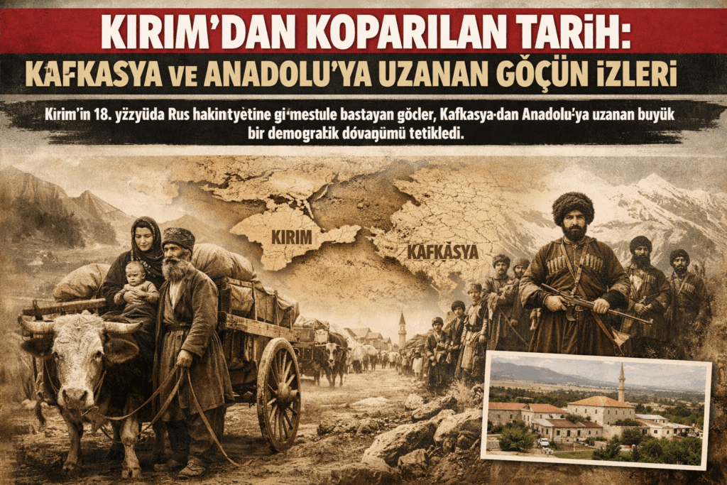  Kırım’ın Rus İmparatorluğu tarafından ilhakı, Karadeniz’in kuzeyindeki Türk ve Müslüman varlığını derinden sarsarken, II. Katerina döneminde uygulanan iskân politikalarıyla bölgenin nüfus yapısı sistemli biçimde değiştirildi.