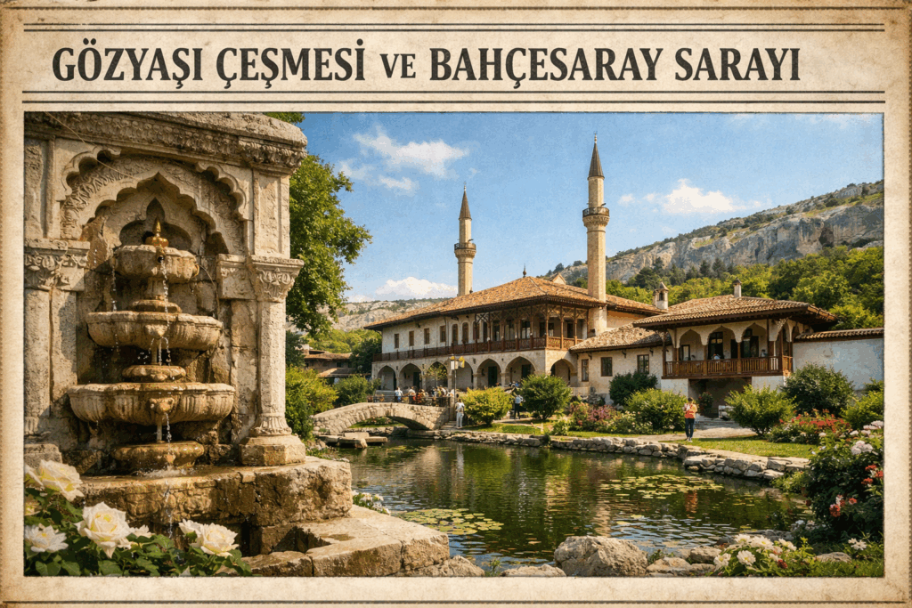 KIRIM’IN SESSİZ AĞLAYAN ANITI Bahçesaray’daki Gözyaşı Çeşmesi
