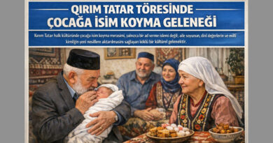 Kırım Tatarları için isimler sadece bir kimlik değil, aynı zamanda tarihî hafızanın bir parçasıdır. Özellikle sürgün yıllarında dahi çocuklara verilen isimler, milletin kimliğini ve inancını yaşatmanın bir yolu olmuştur. Bu nedenle isim koyma geleneği, Kırım Tatar kültürünün en önemli törelerinden biri olarak günümüze kadar ulaşmıştır.