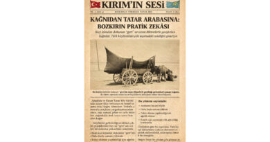 Kırım Tatar Türk kırsal kültürünün malzeme ekonomisi ve pratik mühendislik anlayışının önemli bir örneğidir.