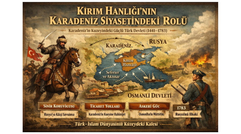 Kırım Hanlığı, 1783 yılında Rusya tarafından ilhak edilene kadar Karadeniz’de Türk-İslam varlığının en önemli temsilcilerinden biri olmuştur. Bu yönüyle hem Kırım Tatar halkının tarihî kimliğinde hem de Türk dünyasının siyasî tarihinde kalıcı izler bırakmıştır.