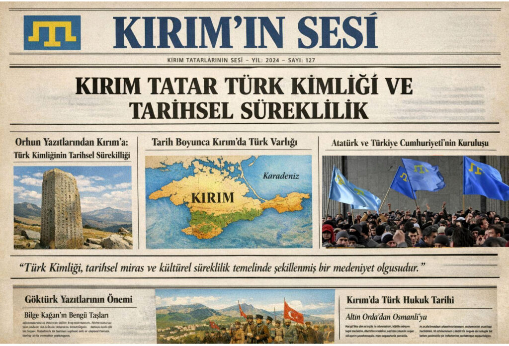 Kırım Tatarların Aktoprak dedikleri Türkiyemiz Türk adı bu topraklardan ve hiçbir anayasal belgeden asla sökülüp atılamaz; zira bu ad, ulusumuzun varlık özüdür.