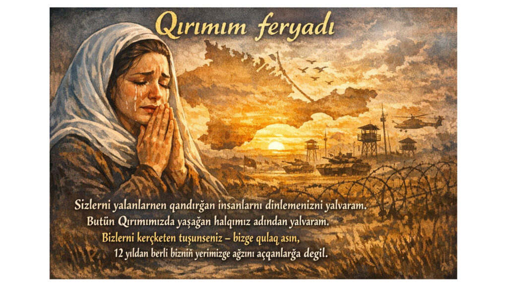 kırımın feryadı Kırım’da yaşayan halkın çoğu dili, dini ve kültürünü kaybetme tehlikesiyle karşı karşıya. Dışarıda yaşayan Kırım Tatarları ise yurttaşların yaşadığı gerçek durumdan giderek uzaklaşıyor. Türkiye, Ukrayna ve Romanya’daki diaspora cemaatinin gözlemleri, hem samimi desteklerin varlığını gösteriyor hem de boş vaatler karşısında yaşanan hayal kırıklığını ortaya koyuyor