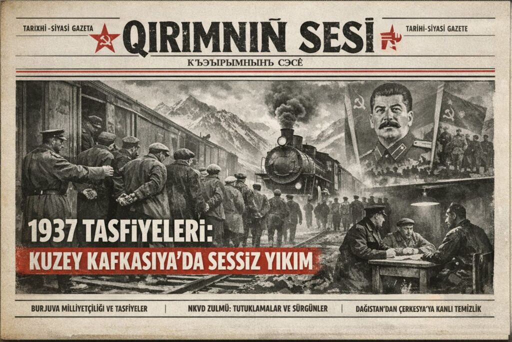 Dağıstan, Kuzey Osetya, Çeçen-İnguş, Kabardey-Balkar cumhuriyetleri ile Adıgey, Karaçay ve Çerkes bölgelerinde faaliyet gösterdiği iddia edilen bu gruplar: Yabancı istihbarat merkezleriyle işbirliği yapmak, Troçkist ve sağcı unsurlarla bağlantılı olmak, Sovyet düzenine karşı sabotaj faaliyetleri yürütmek ile suçlanmıştır.

Bu söylem, yerel elitlerin tasfiyesini meşrulaştırmak amacıyla kullanılmıştır.