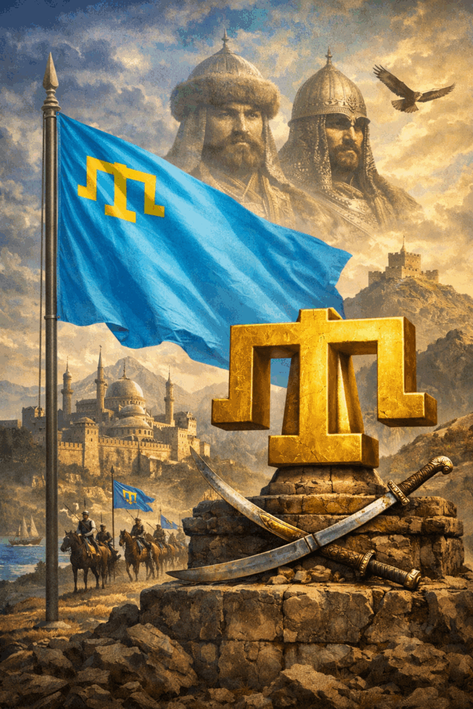 Kafkasya Arnavutluğu (Caucasian Albania) MÖ 4. yüzyıldan MS 8. yüzyıla kadar bugünkü Azerbaycan ve Dağıstan çevresinde var olan eski bir devlettir. Bu bölgede bulunan bazı sikkelerde ve taş kitabelerde tarak biçimine benzeyen tamgalar görülür.