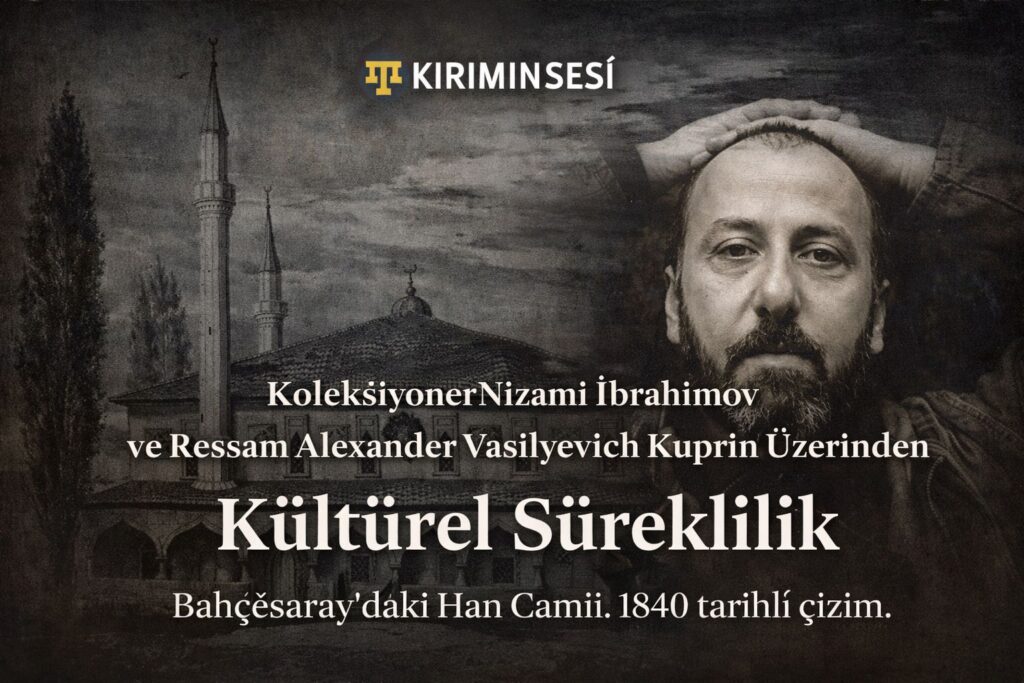 Bahçesaray'daki Han Camii. 1840 tarihli çizim.